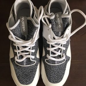 ADIDAS TUBULAR SNEAKERS BLACK/GREY